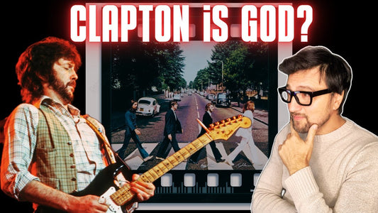 Chitarrista che improvvisa su While My Guitar Gently Weeps dei Beatles, analisi del solo di Eric Clapton