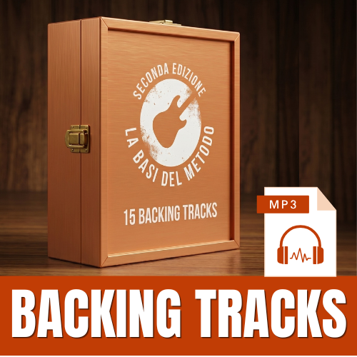 Backing Tracks ufficiali  – File Audio MP3 - 12 Basi del metodo più 3 basi bonus